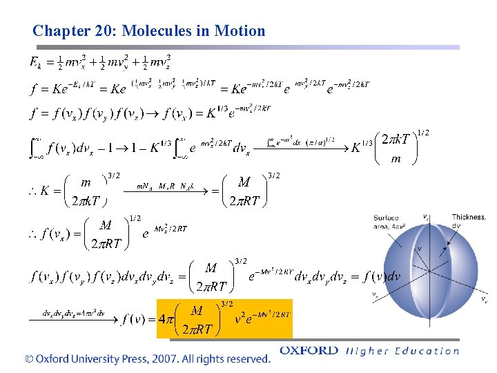 Chapter 20: Molecules in Motion 