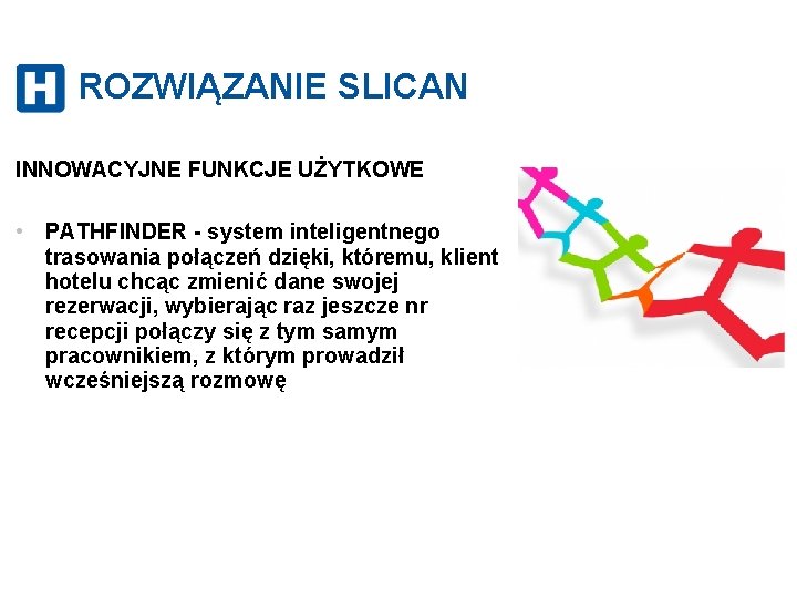 ROZWIĄZANIE SLICAN INNOWACYJNE FUNKCJE UŻYTKOWE • PATHFINDER - system inteligentnego trasowania połączeń dzięki, któremu,