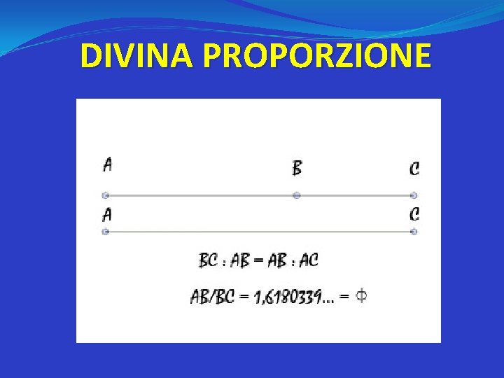 DIVINA PROPORZIONE 
