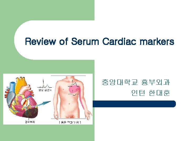 Review of Serum Cardiac markers 중앙대학교 흉부외과 인턴 한대훈 