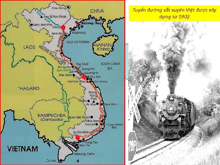 Tuyến đường sắt xuyên Việt được xây dựng từ 1902 