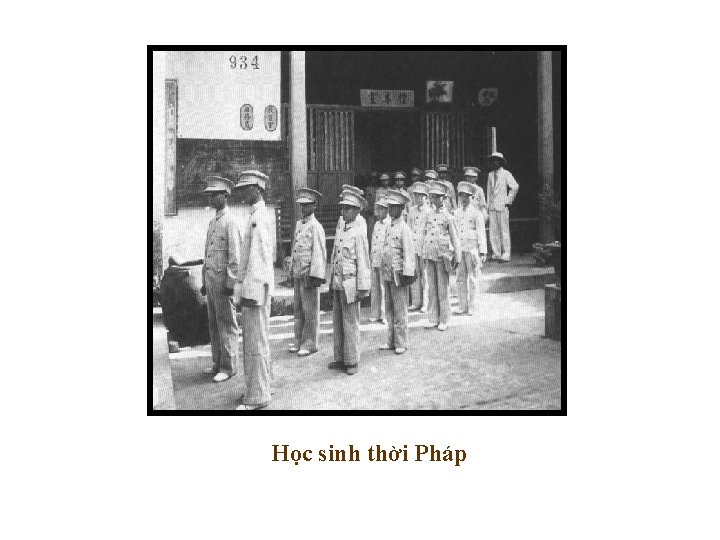 Học sinh thời Pháp 