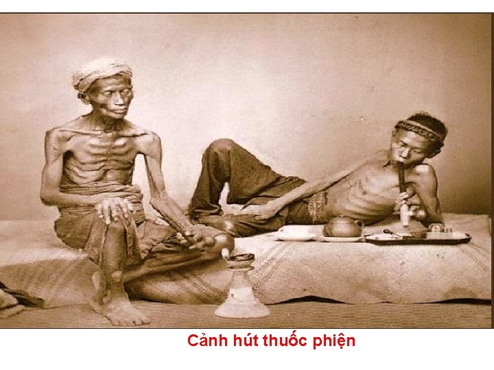 Cảnh hút thuốc phiện 