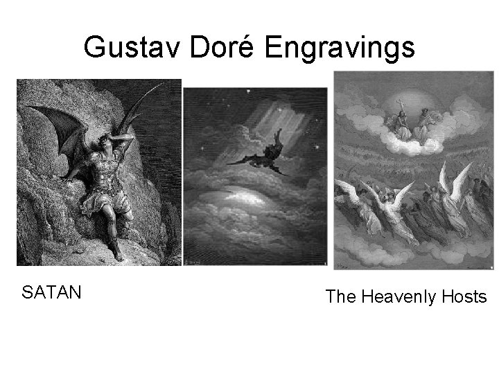 Gustav Doré Engravings SATAN The Heavenly Hosts 