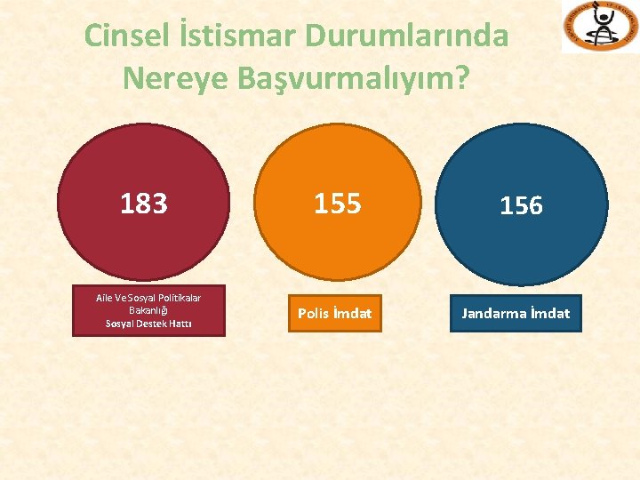 Cinsel İstismar Durumlarında Nereye Başvurmalıyım? 183 Aile Ve Sosyal Politikalar Bakanlığı Sosyal Destek Hattı