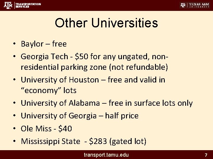 Other Universities • Baylor – free • Georgia Tech - $50 for any ungated,