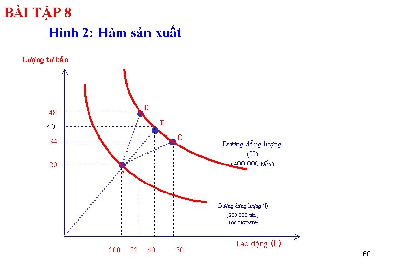 BÀI TẬP 8 Hình 2: Hàm sản xuất 60 