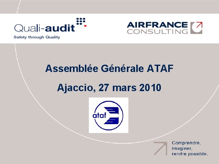 Assemblée Générale ATAF Ajaccio, 27 mars 2010 