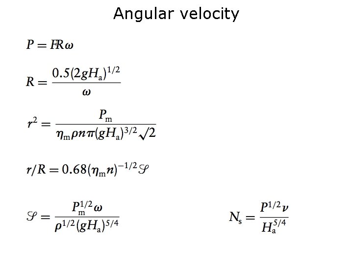 Angular velocity 