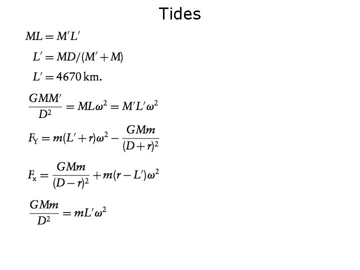 Tides 