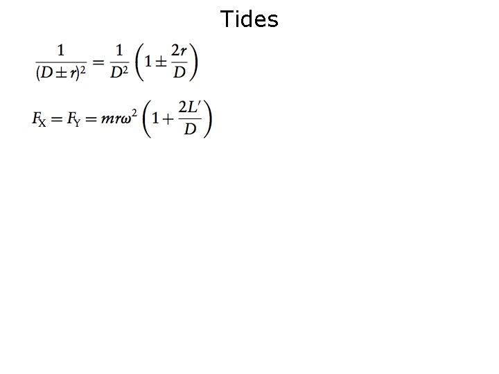 Tides 