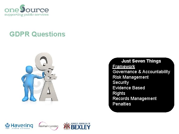 GDPR Questions Just Seven Things Framework Governance & Accountability Risk Management Security Evidence Based GDPR Questions Just Seven Things Framework Governance & Accountability Risk Management Security Evidence Based