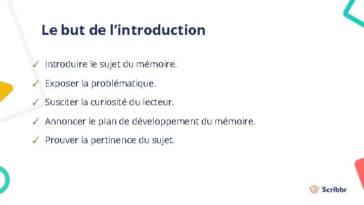 Lintroduction dun mmoire Comment la russir Lintroduction dun