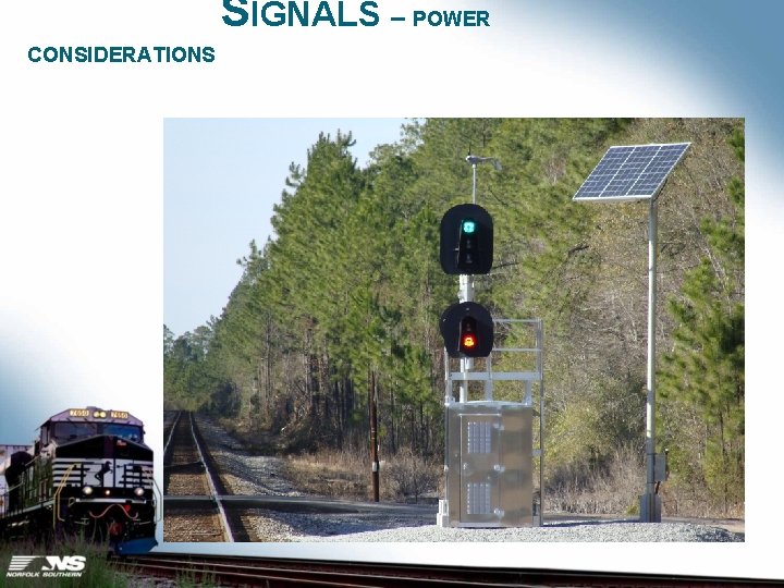 SIGNALS – POWER CONSIDERATIONS 