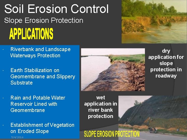 Soil Erosion Control Slope Erosion Protection Riverbank and Landscape Waterways Protection Earth Stabilization on