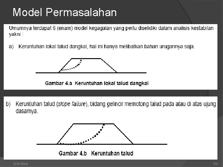 Model Permasalahan 5/4/2016 50 