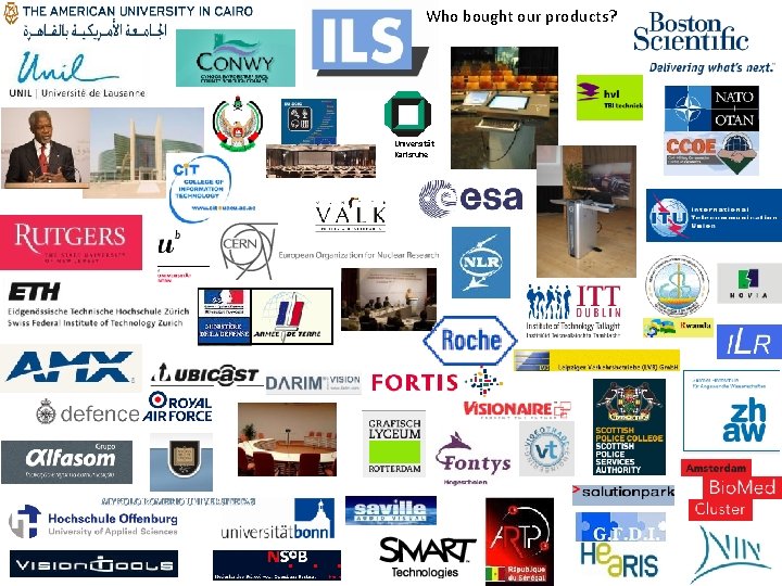 Who bought our products? Universität Karlsruhe 