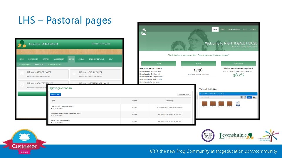 LHS – Pastoral pages Visit the new Frog Community at frogeducation. com/community 