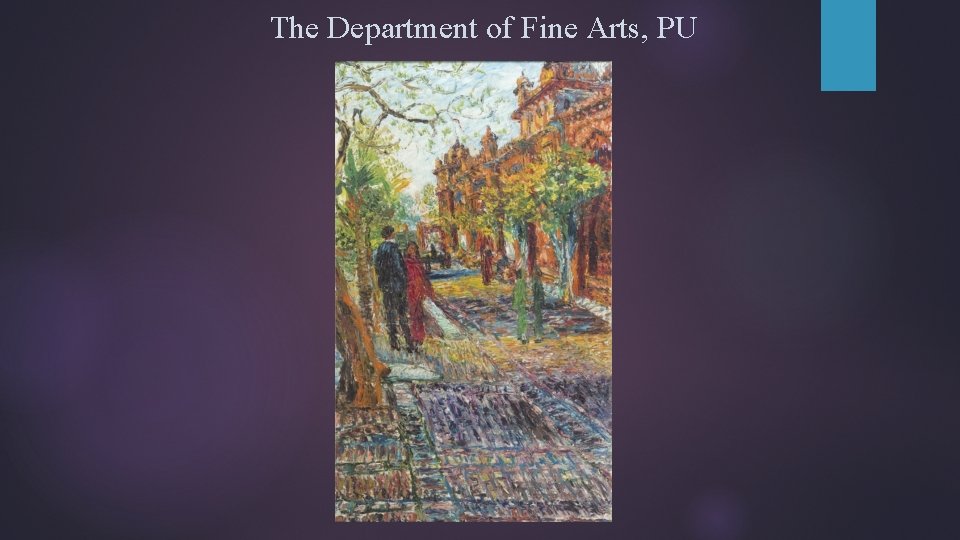 The Department of Fine Arts, PU 
