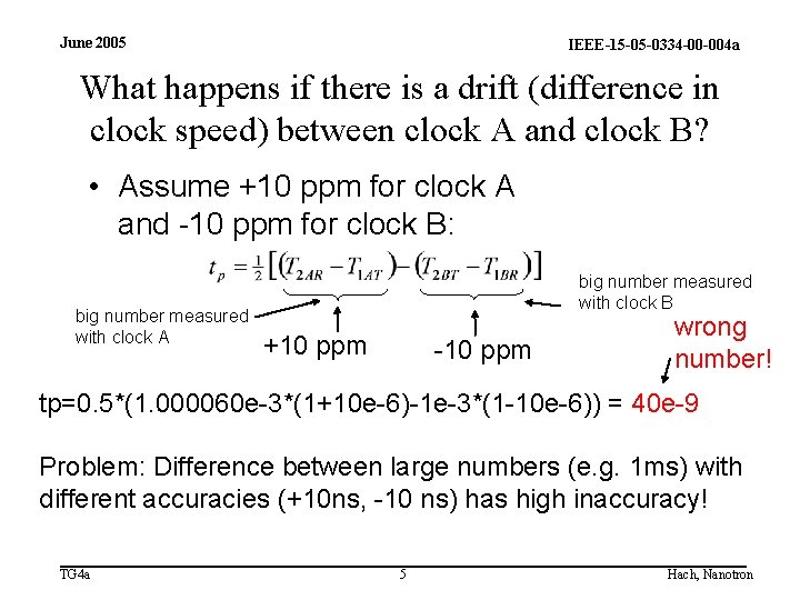 June 2005 IEEE-15 -05 -0334 -00 -004 a What happens if there is a