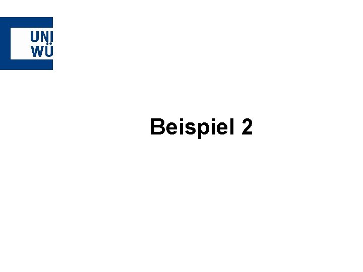 Beispiel 2 