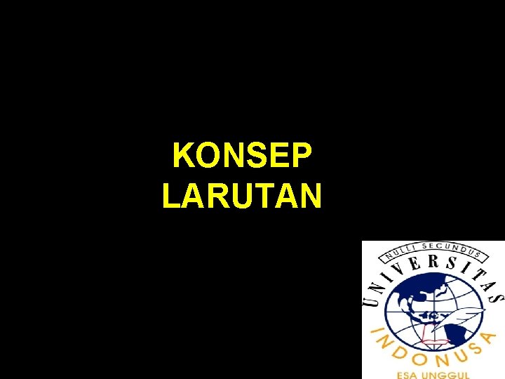 KONSEP LARUTAN 