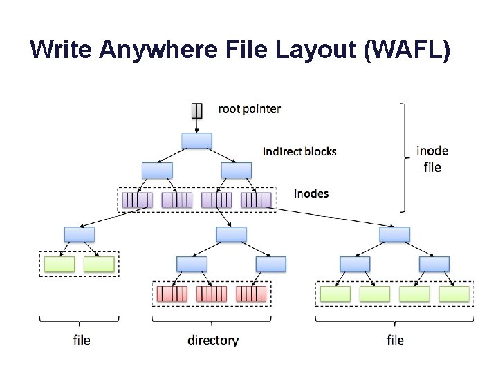 Write Anywhere File Layout (WAFL) 