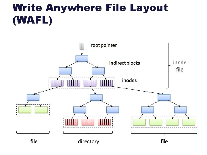Write Anywhere File Layout (WAFL) 