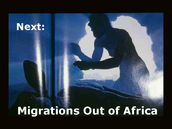 Next: Migrations Out of Africa 