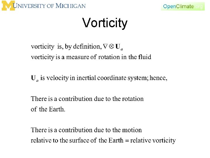 Vorticity 