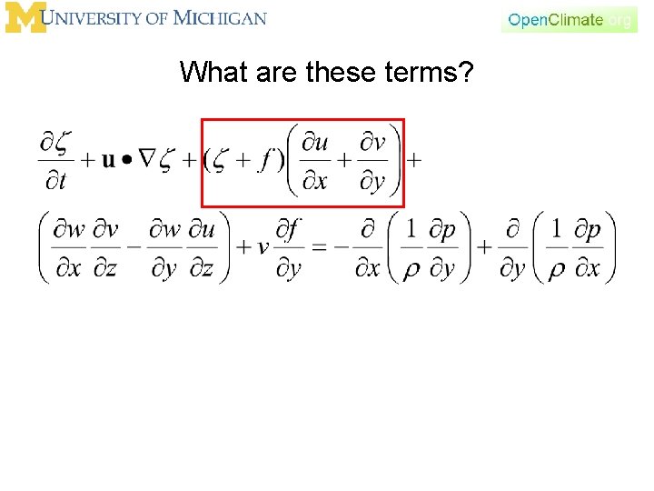 What are these terms? 