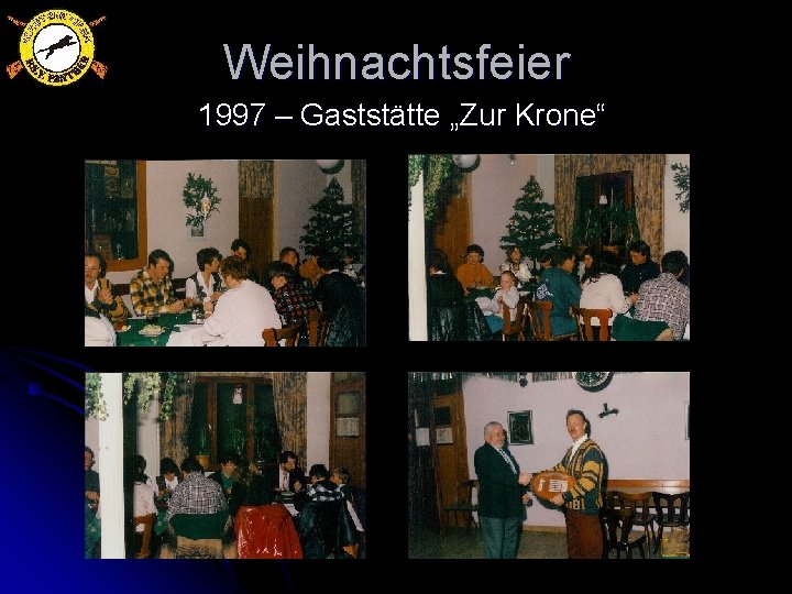 Weihnachtsfeier 1997 – Gaststätte „Zur Krone“ 