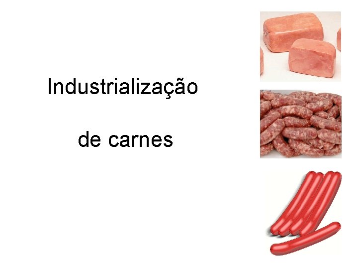 Industrialização de carnes 