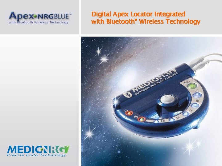 Digital Apex Locator Integrated with Bluetooth® Wireless Technology 