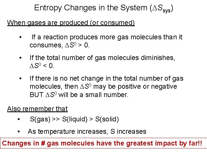 Entropy S is a measure of the randomness