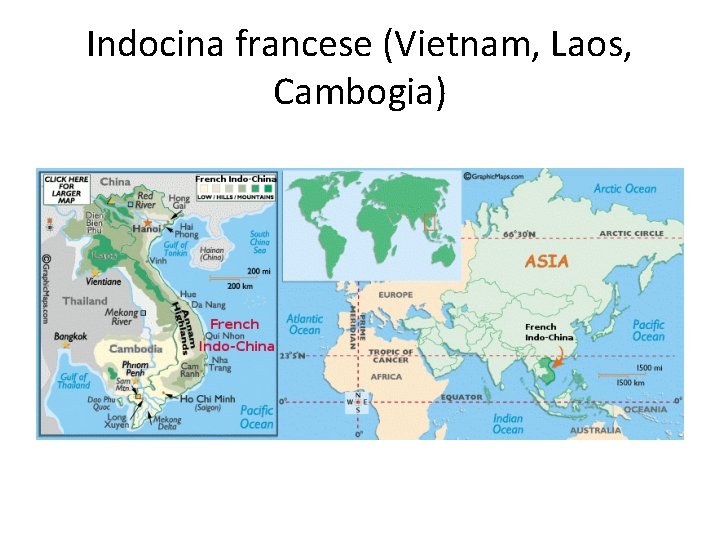 Indocina francese (Vietnam, Laos, Cambogia) 