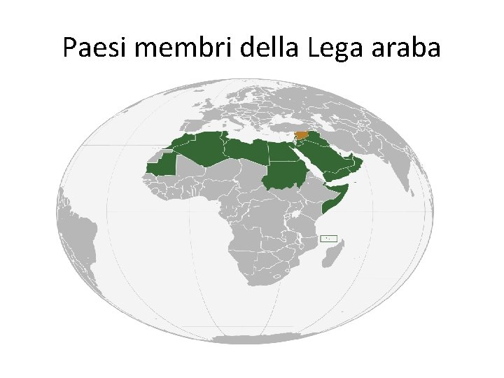 Paesi membri della Lega araba 