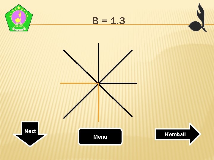 B = 1. 3 Next Menu Kembali B = 1. 3 Next Menu Kembali