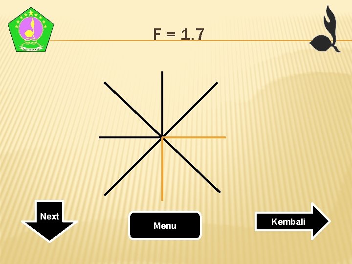 F = 1. 7 Next Menu Kembali F = 1. 7 Next Menu Kembali