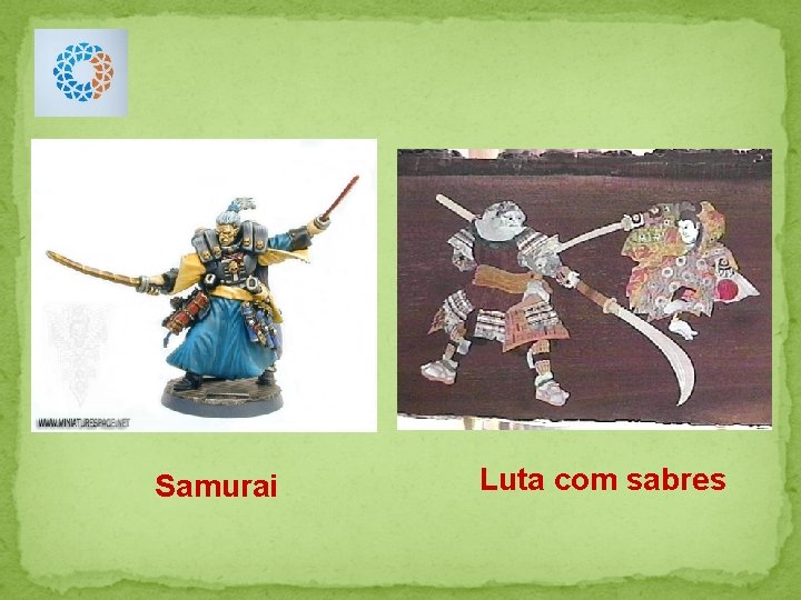 Samurai Luta com sabres 