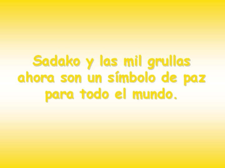 Sadako y las mil grullas ahora son un símbolo de paz para todo el