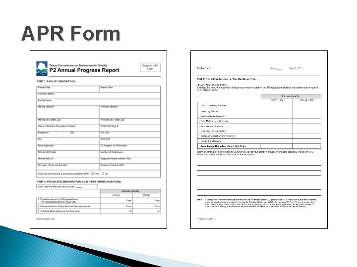 APR Form 