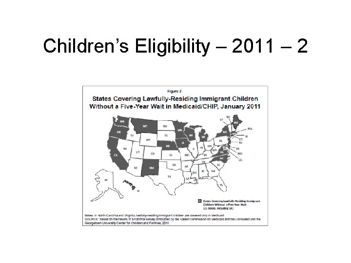 Children’s Eligibility – 2011 – 2 