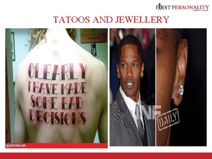 TATOOS AND JEWELLERY 