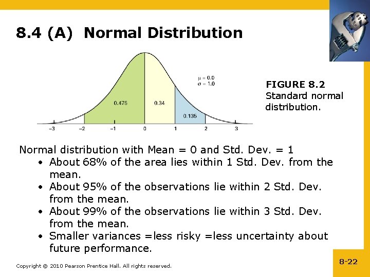 8. 4 (A) Normal Distribution FIGURE 8. 2 Standard normal distribution. Normal distribution with