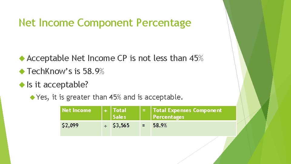 Preparing an Income Statement Chapter 7 Objectives Covers