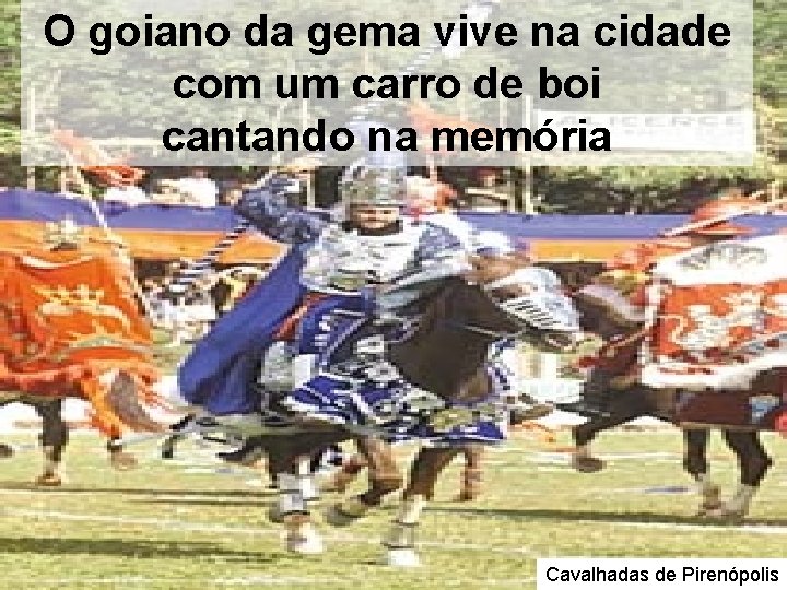 O goiano da gema vive na cidade com um carro de boi cantando na O goiano da gema vive na cidade com um carro de boi cantando na