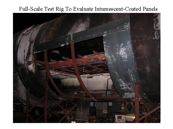 Full-Scale Test Rig To Evaluate Intumescent-Coated Panels 