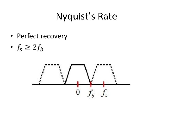 Nyquist’s Rate • 
