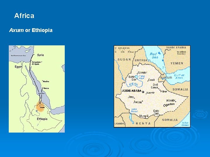 Africa Axum or Ethiopia 